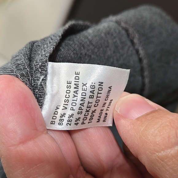 Madewell Gray Ponte Screenplay Dress - Picture 3 of 5